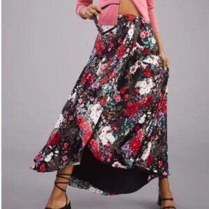 NWT Anthropologie Hutch Printed Maxi Wrap Skirt